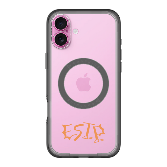 スリムプロテクションプレミアムケース with MagSafe［ オリジナル - ESTP 起業家 - アルファベット ］