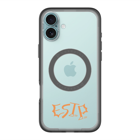 スリムプロテクションプレミアムケース with MagSafe［ オリジナル - ESTP 起業家 - アルファベット ］