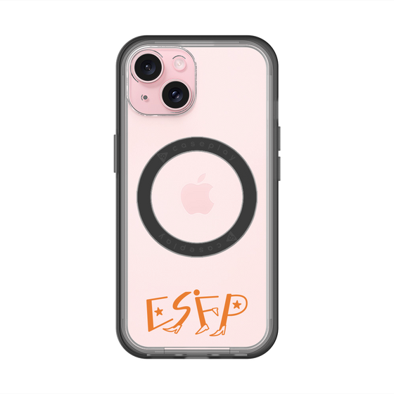 スリムプロテクションプレミアムケース with MagSafe［ オリジナル - ESFP エンターテイナー - アルファベット ］