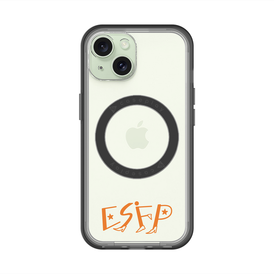 スリムプロテクションプレミアムケース with MagSafe［ オリジナル - ESFP エンターテイナー - アルファベット ］