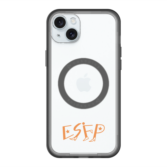 スリムプロテクションプレミアムケース with MagSafe［ オリジナル - ESFP エンターテイナー - アルファベット ］