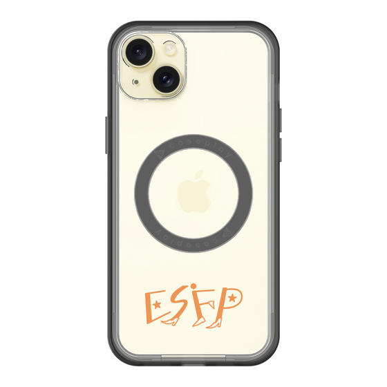 スリムプロテクションプレミアムケース with MagSafe［ オリジナル - ESFP エンターテイナー - アルファベット ］