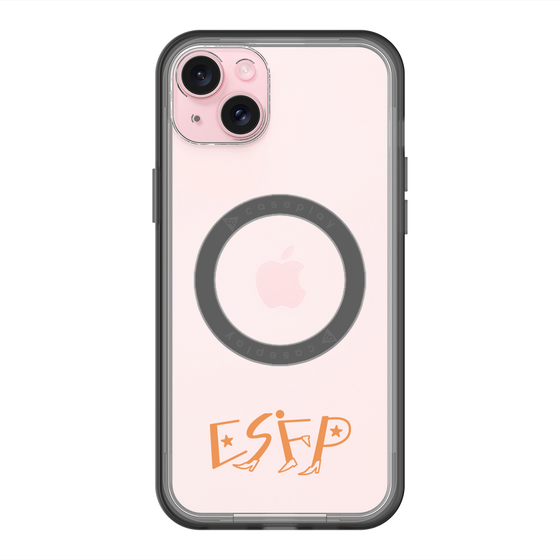 スリムプロテクションプレミアムケース with MagSafe［ オリジナル - ESFP エンターテイナー - アルファベット ］