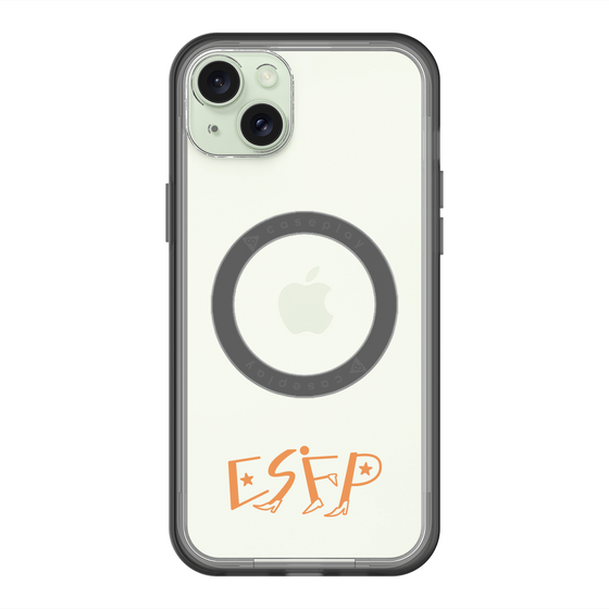 スリムプロテクションプレミアムケース with MagSafe［ オリジナル - ESFP エンターテイナー - アルファベット ］