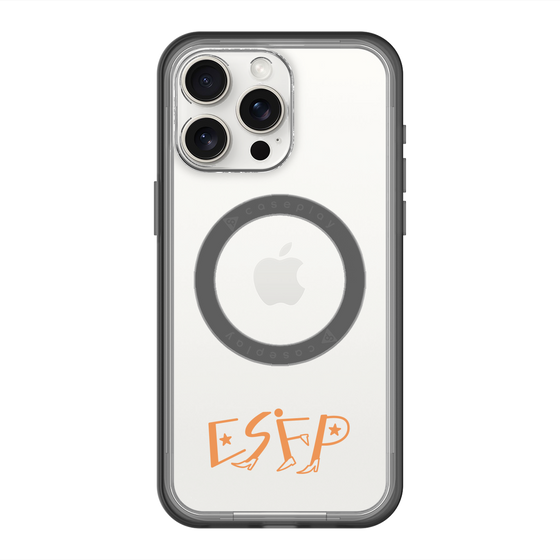 スリムプロテクションプレミアムケース with MagSafe［ オリジナル - ESFP エンターテイナー - アルファベット ］