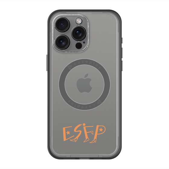 スリムプロテクションプレミアムケース with MagSafe［ オリジナル - ESFP エンターテイナー - アルファベット ］