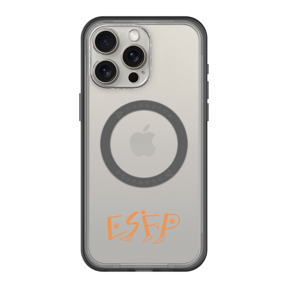 スリムプロテクションプレミアムケース with MagSafe［ オリジナル - ESFP エンターテイナー - アルファベット ］