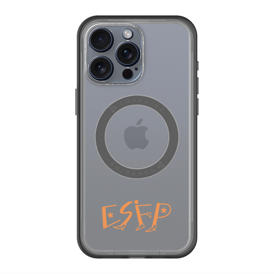 スリムプロテクションプレミアムケース with MagSafe［ オリジナル - ESFP エンターテイナー - アルファベット ］