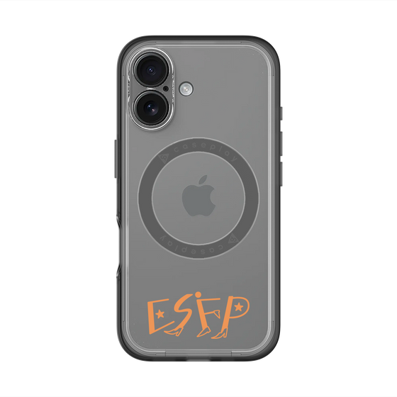 スリムプロテクションプレミアムケース with MagSafe［ オリジナル - ESFP エンターテイナー - アルファベット ］