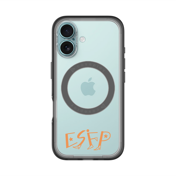 スリムプロテクションプレミアムケース with MagSafe［ オリジナル - ESFP エンターテイナー - アルファベット ］