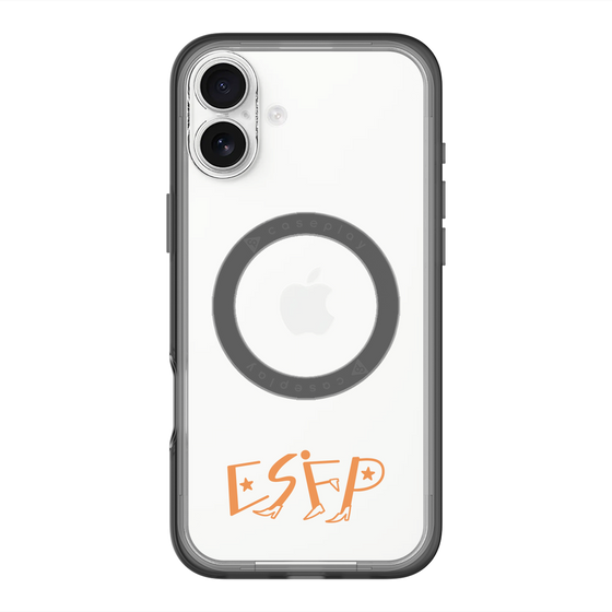 スリムプロテクションプレミアムケース with MagSafe［ オリジナル - ESFP エンターテイナー - アルファベット ］