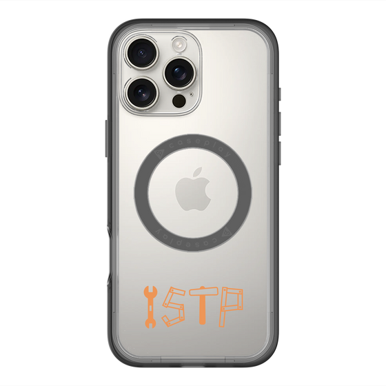 スリムプロテクションプレミアムケース with MagSafe［ オリジナル - ISTP 巨匠 - アルファベット ］