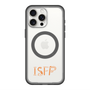 スリムプロテクションプレミアムケース with MagSafe［ オリジナル - ISFP 冒険家 - アルファベット ］