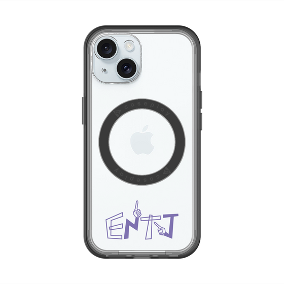 スリムプロテクションプレミアムケース with MagSafe［ オリジナル - ENTJ 指揮官 - アルファベット ］