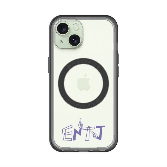 スリムプロテクションプレミアムケース with MagSafe［ オリジナル - ENTJ 指揮官 - アルファベット ］