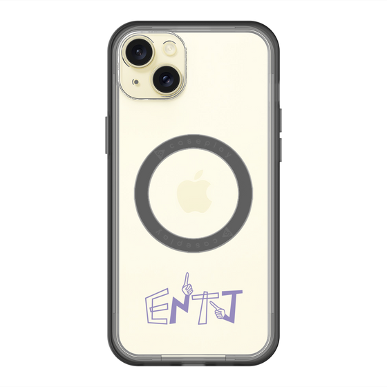 スリムプロテクションプレミアムケース with MagSafe［ オリジナル - ENTJ 指揮官 - アルファベット ］