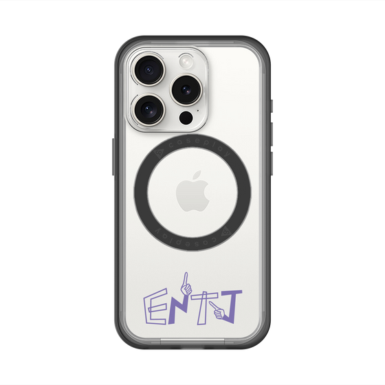 スリムプロテクションプレミアムケース with MagSafe［ オリジナル - ENTJ 指揮官 - アルファベット ］