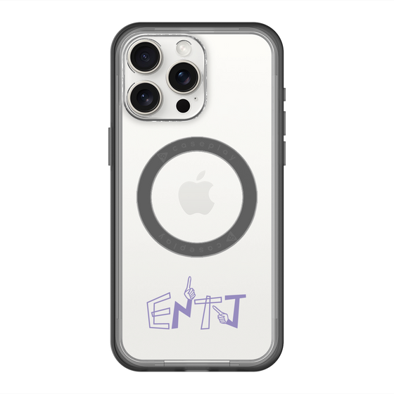 スリムプロテクションプレミアムケース with MagSafe［ オリジナル - ENTJ 指揮官 - アルファベット ］
