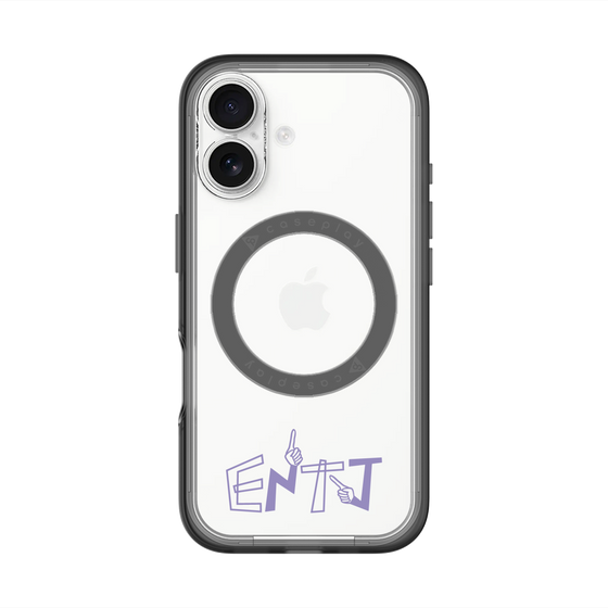 スリムプロテクションプレミアムケース with MagSafe［ オリジナル - ENTJ 指揮官 - アルファベット ］