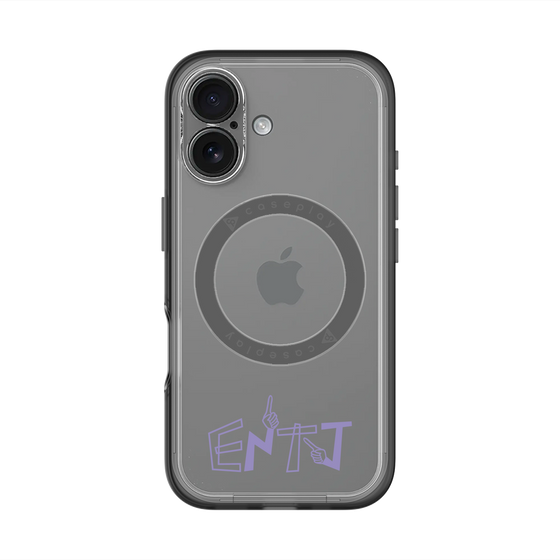 スリムプロテクションプレミアムケース with MagSafe［ オリジナル - ENTJ 指揮官 - アルファベット ］