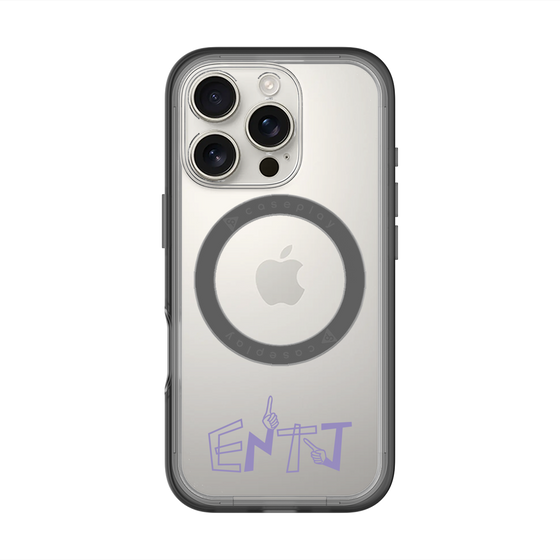 スリムプロテクションプレミアムケース with MagSafe［ オリジナル - ENTJ 指揮官 - アルファベット ］