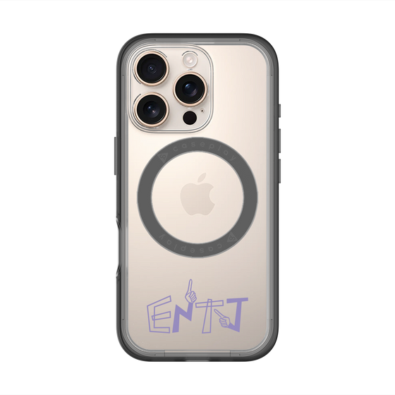 スリムプロテクションプレミアムケース with MagSafe［ オリジナル - ENTJ 指揮官 - アルファベット ］