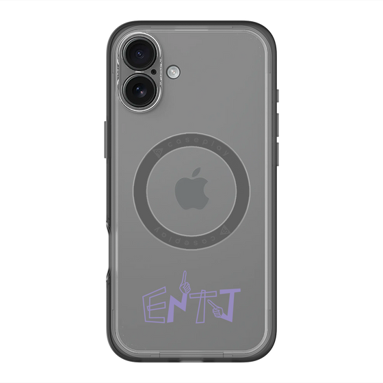 スリムプロテクションプレミアムケース with MagSafe［ オリジナル - ENTJ 指揮官 - アルファベット ］