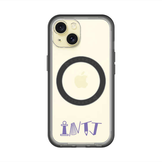 スリムプロテクションプレミアムケース with MagSafe［ オリジナル - INTJ 建築家 - アルファベット ］