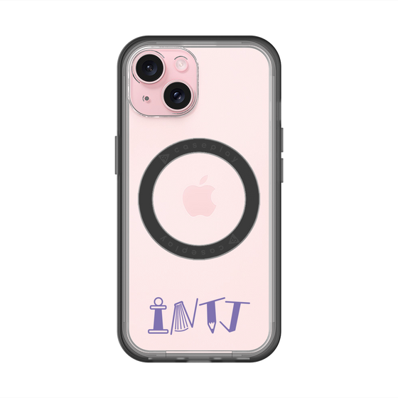 スリムプロテクションプレミアムケース with MagSafe［ オリジナル - INTJ 建築家 - アルファベット ］