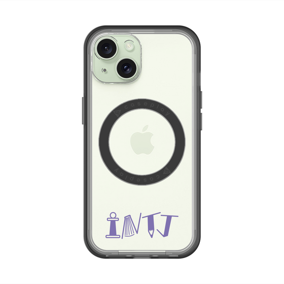 スリムプロテクションプレミアムケース with MagSafe［ オリジナル - INTJ 建築家 - アルファベット ］