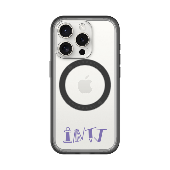 スリムプロテクションプレミアムケース with MagSafe［ オリジナル - INTJ 建築家 - アルファベット ］