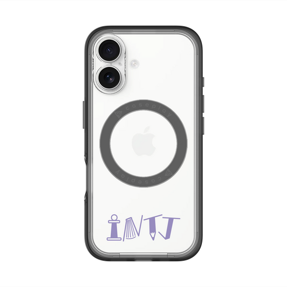 スリムプロテクションプレミアムケース with MagSafe［ オリジナル - INTJ 建築家 - アルファベット ］