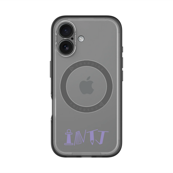 スリムプロテクションプレミアムケース with MagSafe［ オリジナル - INTJ 建築家 - アルファベット ］
