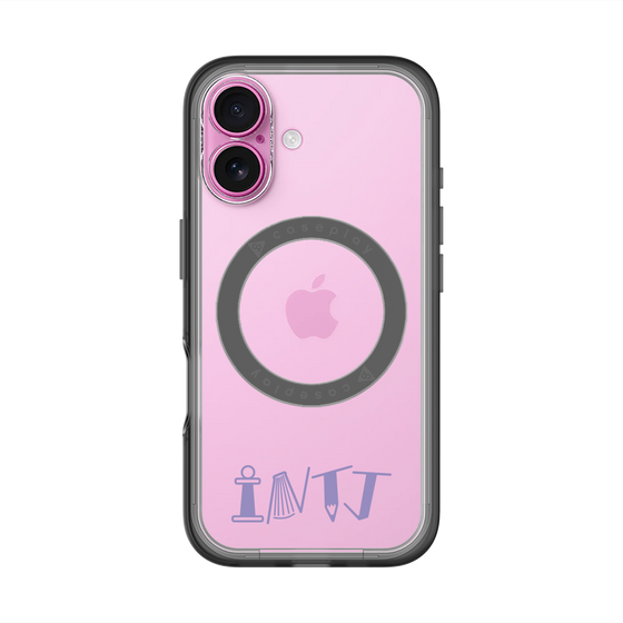 スリムプロテクションプレミアムケース with MagSafe［ オリジナル - INTJ 建築家 - アルファベット ］