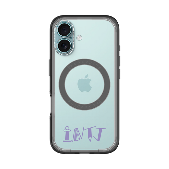 スリムプロテクションプレミアムケース with MagSafe［ オリジナル - INTJ 建築家 - アルファベット ］