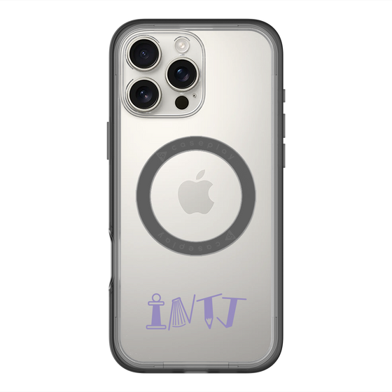 スリムプロテクションプレミアムケース with MagSafe［ オリジナル - INTJ 建築家 - アルファベット ］