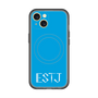 スリムプロテクションプレミアムケース with MagSafe［ オリジナル - ESTJ 幹部 - アルファベット - ブルー ］