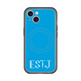 スリムプロテクションプレミアムケース with MagSafe［ オリジナル - ESTJ 幹部 - アルファベット - ブルー ］