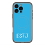 スリムプロテクションプレミアムケース with MagSafe［ オリジナル - ESTJ 幹部 - アルファベット - ブルー ］