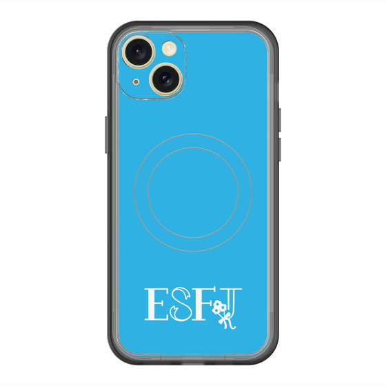 スリムプロテクションプレミアムケース with MagSafe［ オリジナル - ESFJ 領事 - アルファベット - ブルー ］