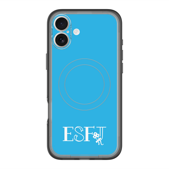 スリムプロテクションプレミアムケース with MagSafe［ オリジナル - ESFJ 領事 - アルファベット - ブルー ］