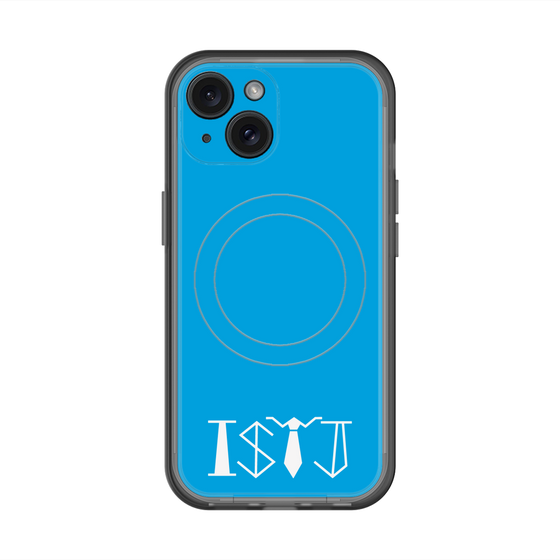 スリムプロテクションプレミアムケース with MagSafe［ オリジナル - ISTJ 管理者 - アルファベット - ブルー ］
