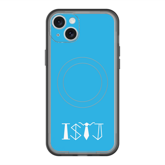 スリムプロテクションプレミアムケース with MagSafe［ オリジナル - ISTJ 管理者 - アルファベット - ブルー ］
