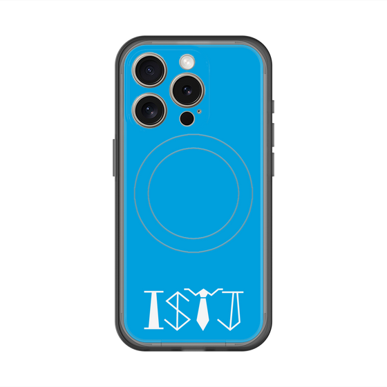 スリムプロテクションプレミアムケース with MagSafe［ オリジナル - ISTJ 管理者 - アルファベット - ブルー ］