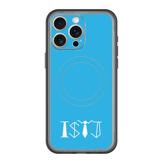 スリムプロテクションプレミアムケース with MagSafe［ オリジナル - ISTJ 管理者 - アルファベット - ブルー ］
