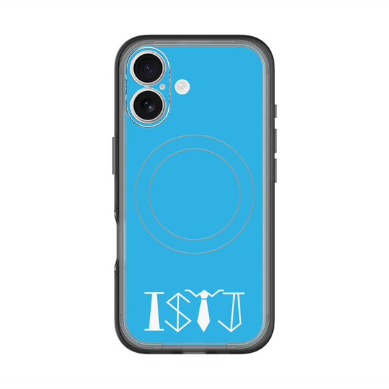 スリムプロテクションプレミアムケース with MagSafe［ オリジナル - ISTJ 管理者 - アルファベット - ブルー ］