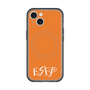 スリムプロテクションプレミアムケース with MagSafe［ オリジナル - ESFP エンターテイナー - アルファベット - オレンジ ］