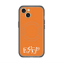 スリムプロテクションプレミアムケース with MagSafe［ オリジナル - ESFP エンターテイナー - アルファベット - オレンジ ］