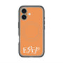 スリムプロテクションプレミアムケース with MagSafe［ オリジナル - ESFP エンターテイナー - アルファベット - オレンジ ］
