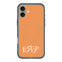 スリムプロテクションプレミアムケース with MagSafe［ オリジナル - ESFP エンターテイナー - アルファベット - オレンジ ］